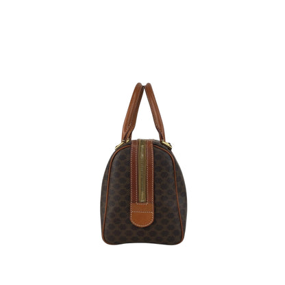 CELINE Macadam Triomphe Handbag Brown Vintage kavesa