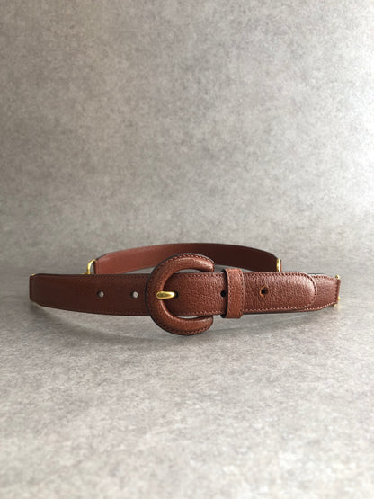 GUCCI Bamboo Belt Brown Vintage ybzhs2