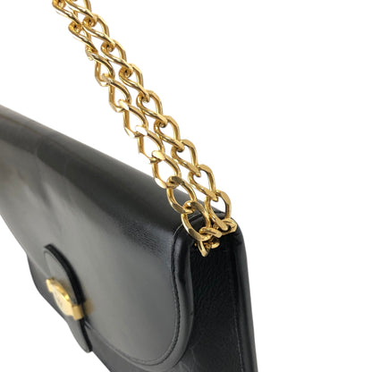 Christian Dior Chain Shoulder bag Black Vintage rvvx2n
