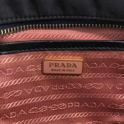 PRADA Logo Small Shoulder bag Black Vintage xg8z8w