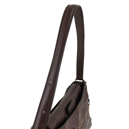 CELINE 馬車圖案肩背包 Hobobag 棕色 復古 icwcbk