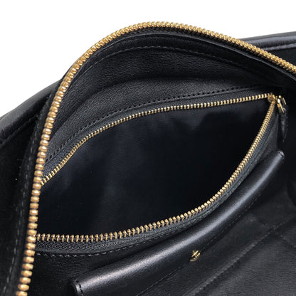 LOEWE Amazona28 Anagram Small Boston bag Handbag Black Vintage hf8cwp