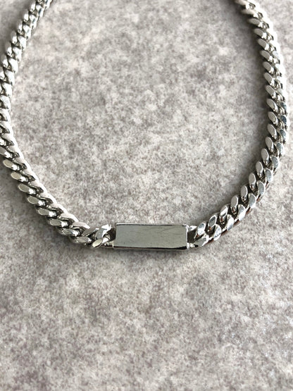 Christian Dior Logo Bracelet Silver Vintage 5uvv7v