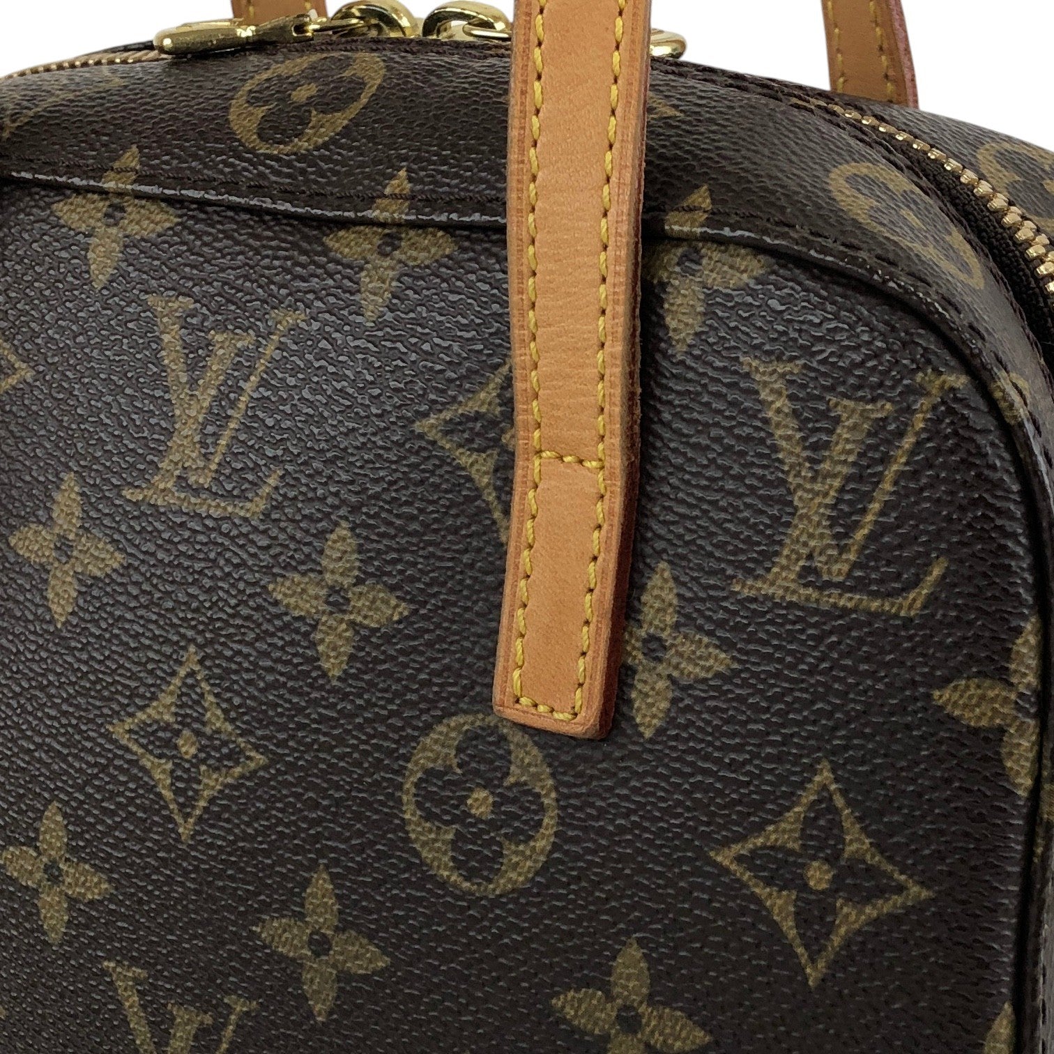 LOUIS VUITTON Monogram Two-way Handbag Shoulder bag Brown M47500