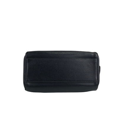 CELINE Blason Two-way Boston bag Shoulder bag Black Vintage cju3i5