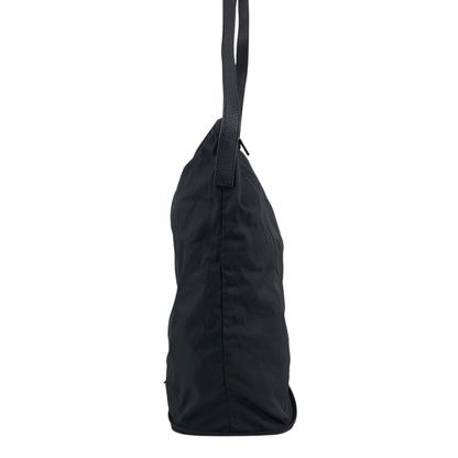 PRADA Triangle Logo Shoulder bag Black Vintage s733w2