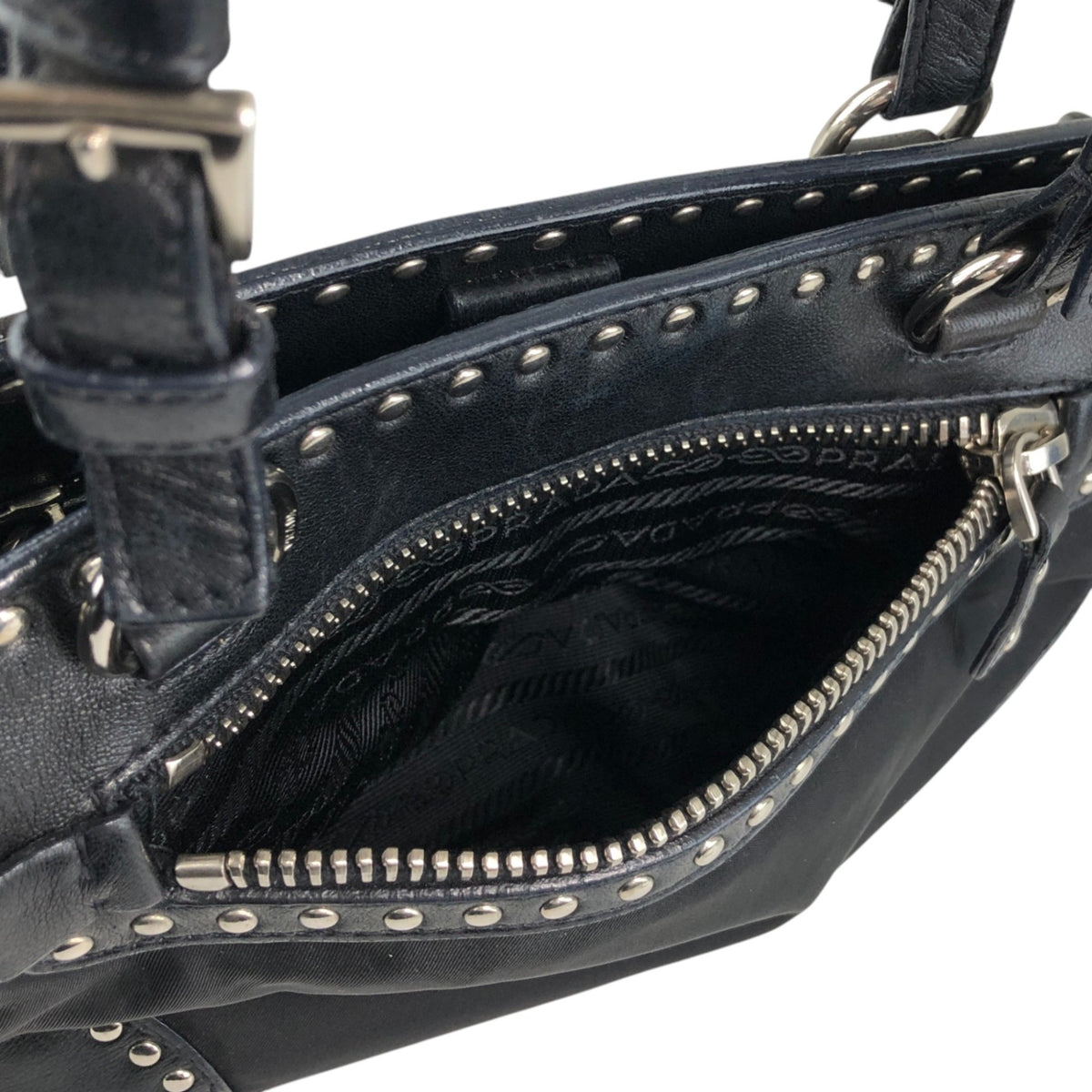 PRADA Totebag Black Vintage dgrztj