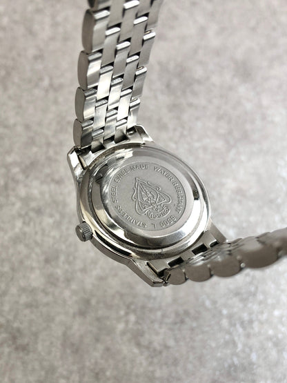 GUCCI Watch Black×Silver Vintage 5500L jbxibh