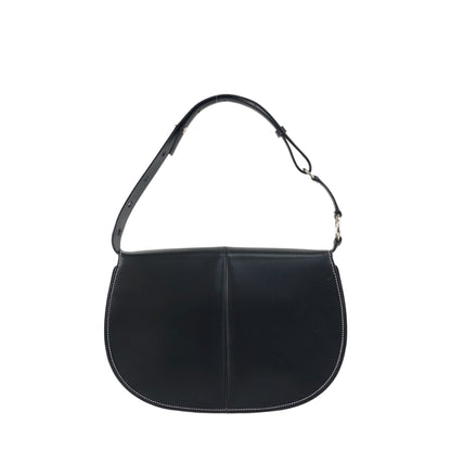 LOEWE Logo Shoulder bag Black Vintage sy8ch6