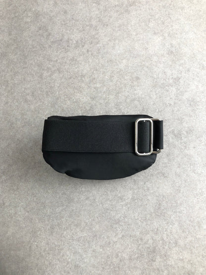 PRADA Tessuto Triangle Logo Handbag  Arm Pouch Black Vintage yhrpz7