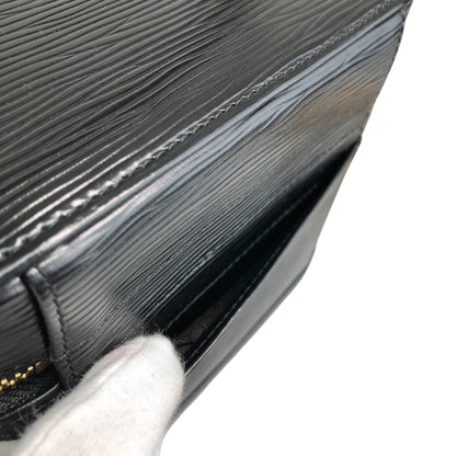 VALENTINO GARAVANI Logo Charm Two-way Handbag Shoulder bag Black Vintage 58zrvp