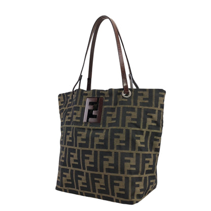 FENDI Zucca Logo Totebag Brown Vintage rb5uv5