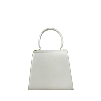 Salvatore Ferragamo Gancini Two-way Handbag Shoulder bag White Vintage wi32m8