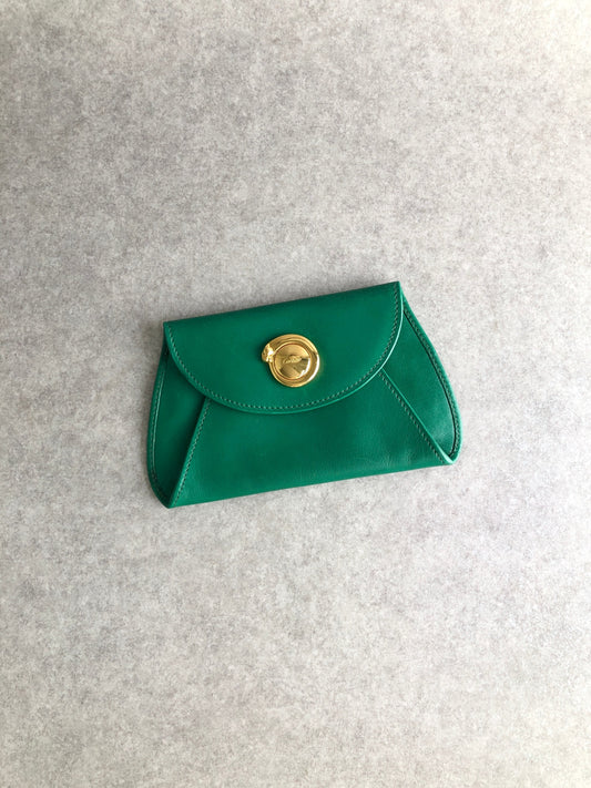 Cartier Coin Purse Green Vintage 5rmdfx