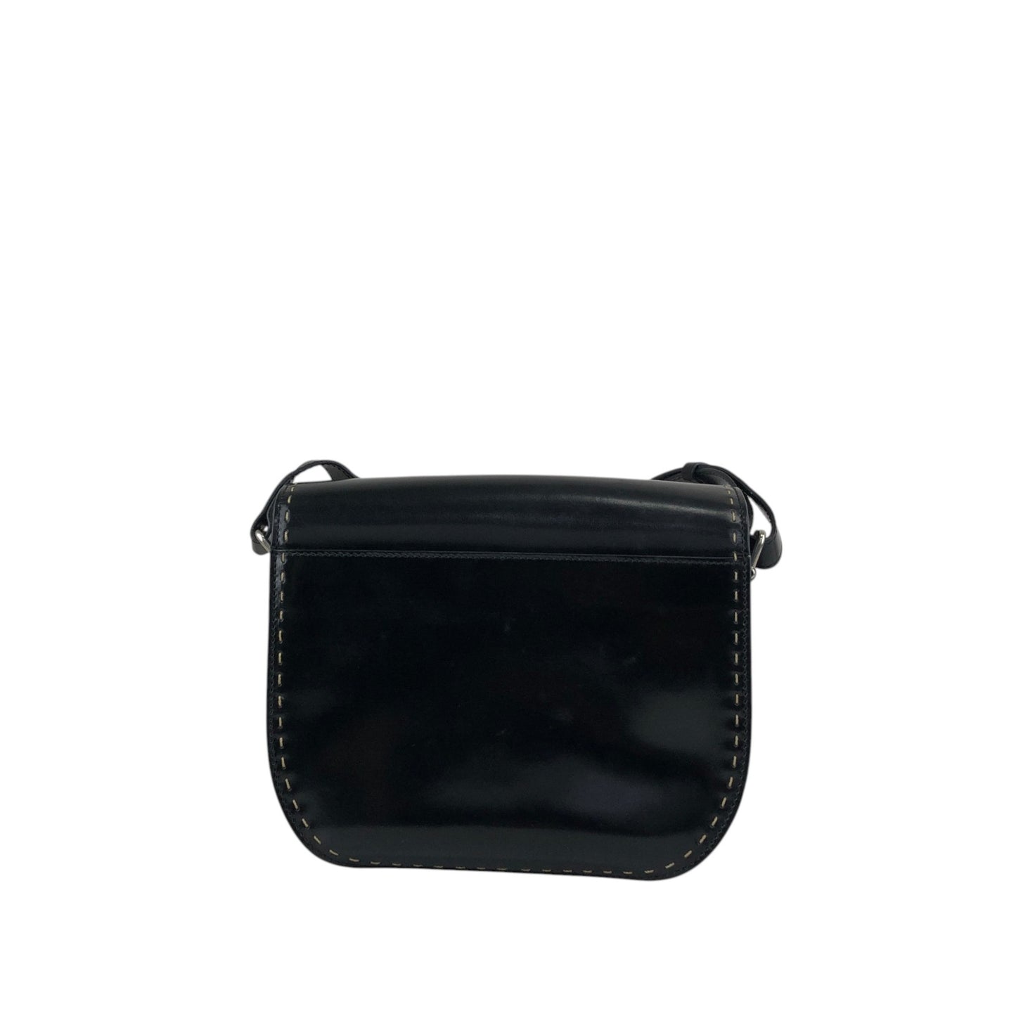 CELINE Gancini Shoulder bag Black Vintage ni2xww