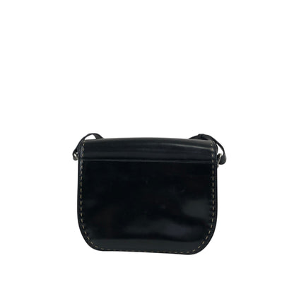 CELINE Gancini Shoulder bag Black Vintage ni2xww