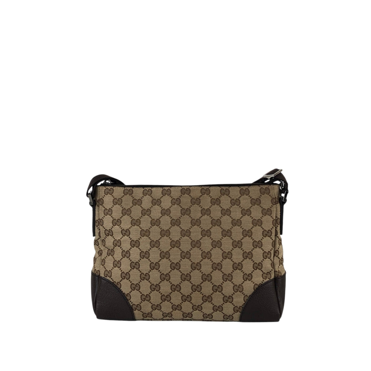 GUCCI GG Canvas Shoulder bag Beige Vintage r6zntd