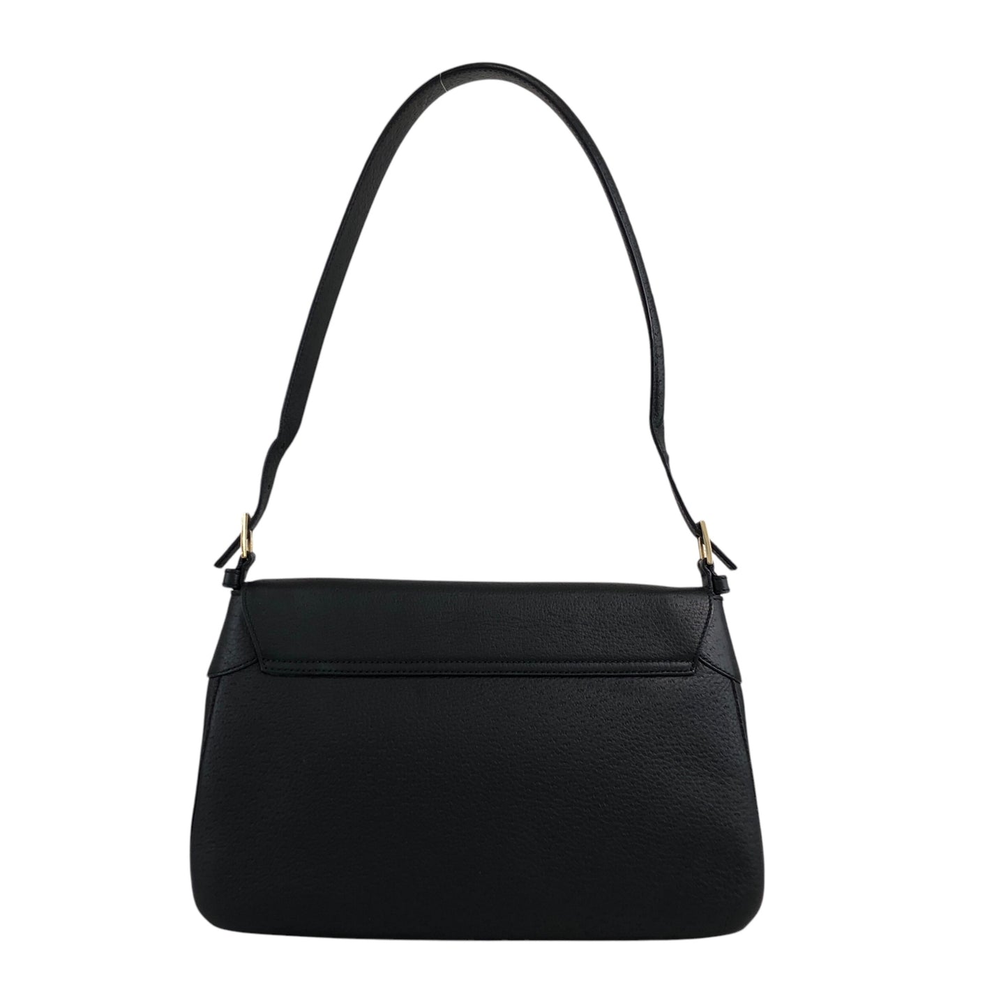 Salvatore Ferragamo Gancini Shoulder bag Black Vintage hrpw36