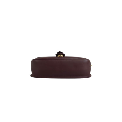 Cartier Front Buckle Shoulder bag Bordeaux Vintage vtcync