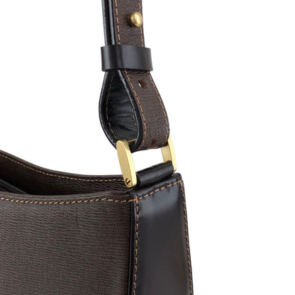 BURBERRY Logo Shoulder bag Brown Vintage 87xjxe
