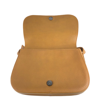 Yves Saint Laurent Logo Shoulder bag Brown Vintage 24deyg