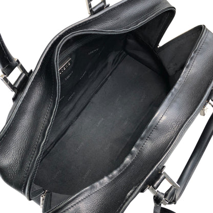 LOEWE Amazona28 Anagram Handbag Boston bag Black Vintage z3tif8