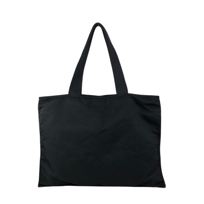 PRADA Tessuto Triangle Logo Totebag Black Vintage gc7j3j