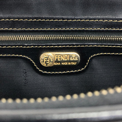 FENDI Pecan Two-way Small Boston bag Shoulder bag Brown×Black Vintage gyzceb