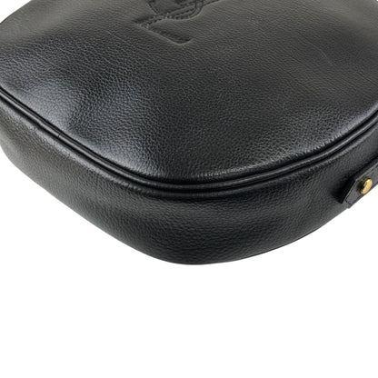 Yves Saint Laurent YSL Logo Shoulder bag Black Vintage 5yuyyw