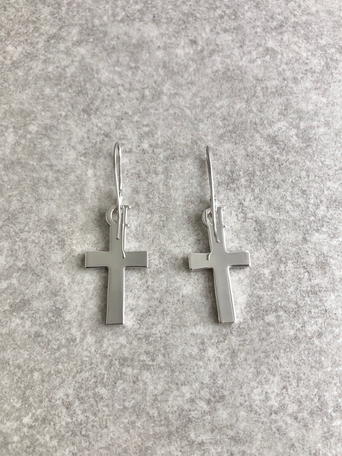 Christian Dior Cross Motif Pierced Silver Vintage 3djpuu