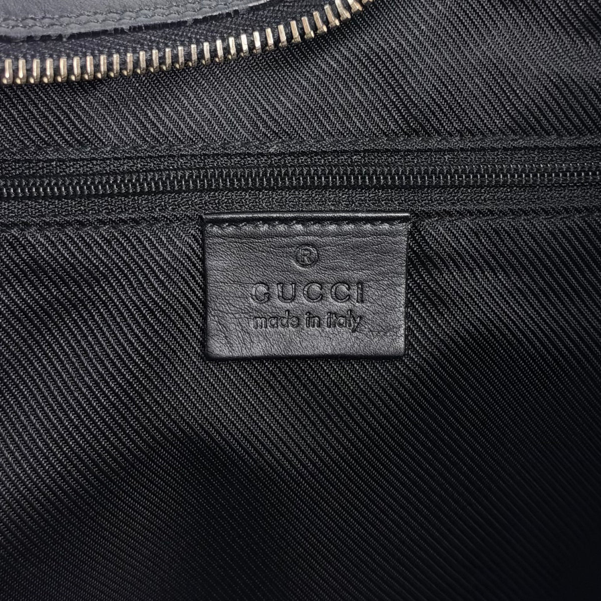 GUCCI GG Canvas Shoulder bag Hobobag Black Vintage jprc3i