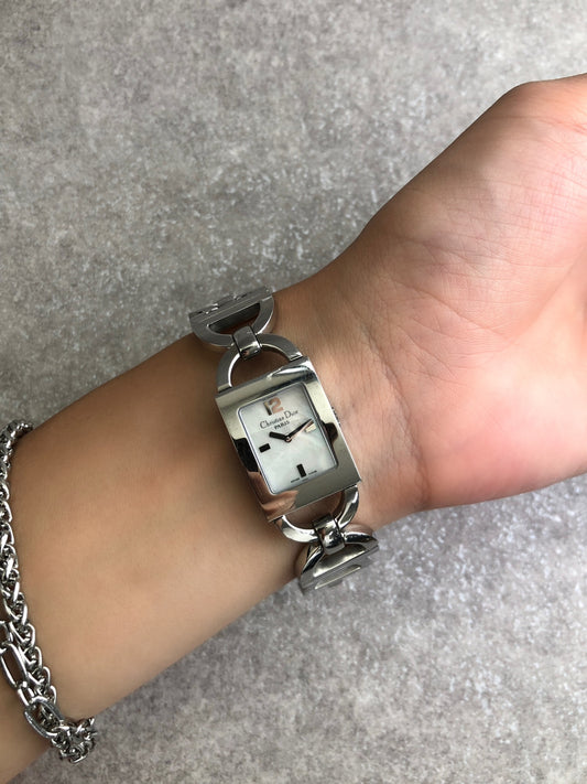 Christian Dior Quartz Watch Silver Vintage D79-109 hjjr3z