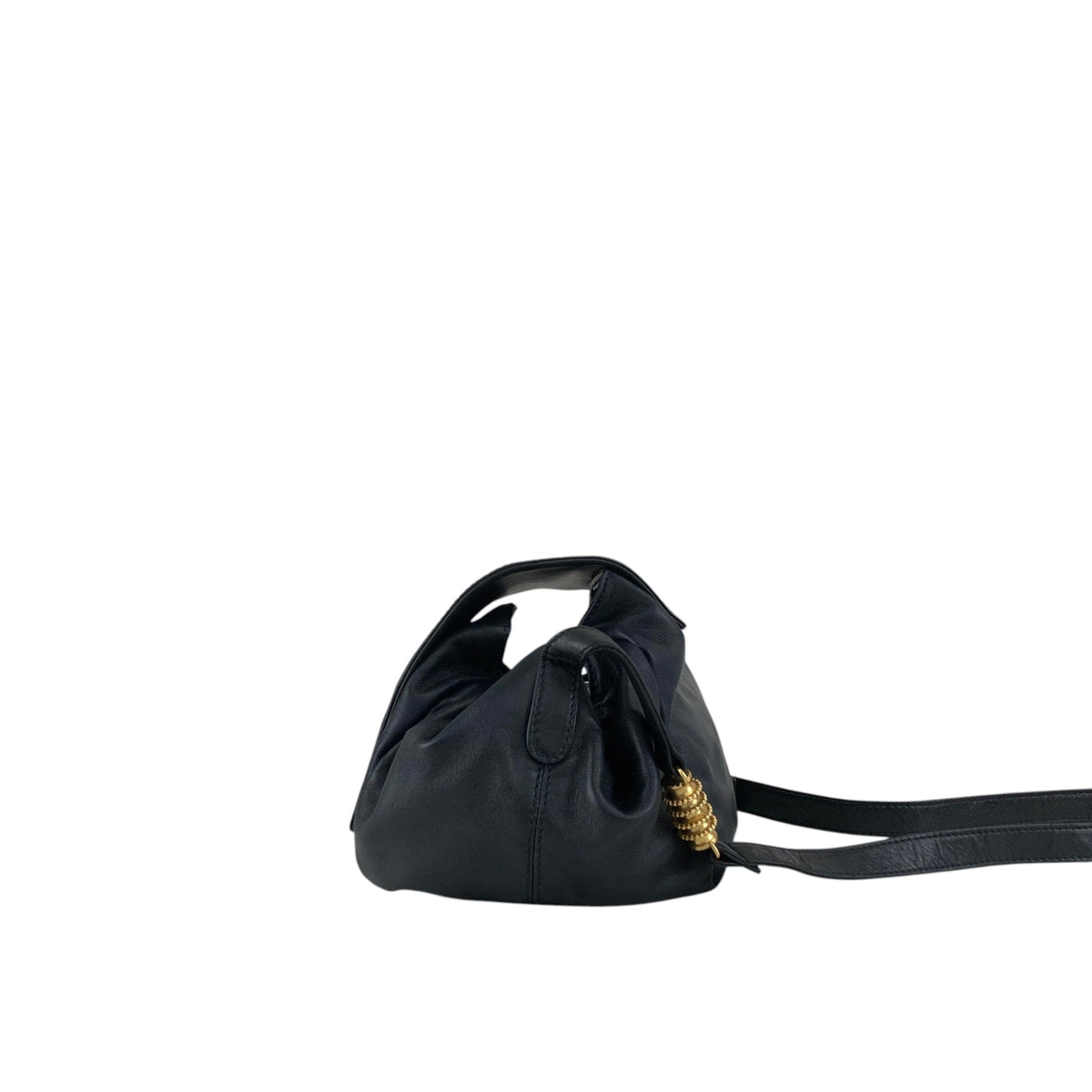 LOEWE Logo Shoulder bag Navy Vintage k4pn8w