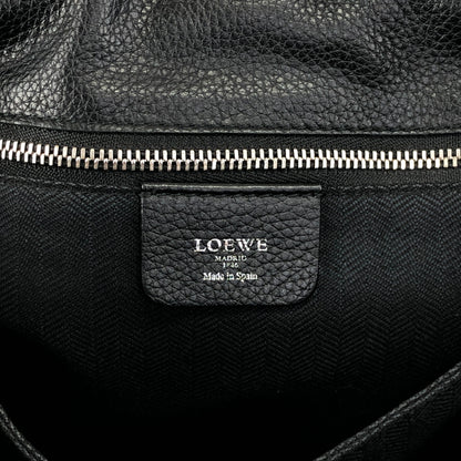 LOEWE Anagram Drawstring Shoulder bag Black Vintage t3naju