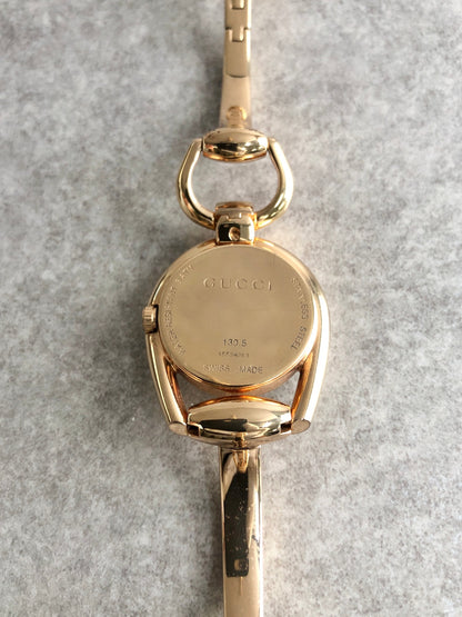 GUCCI Horse Bit Watch Gold Vintage rghnf7
