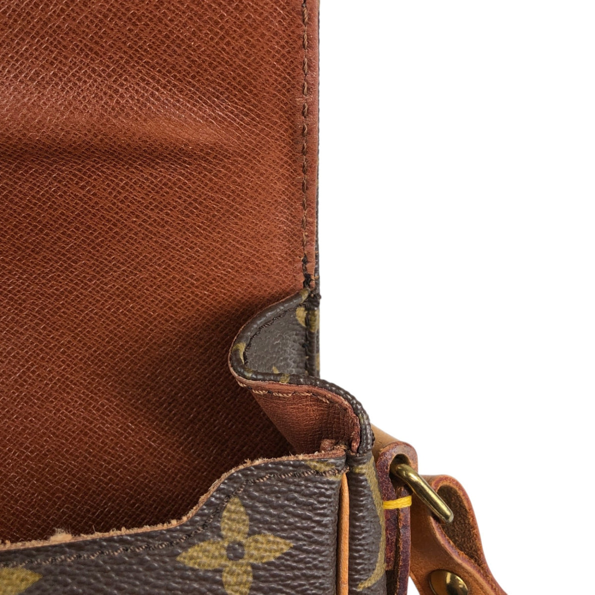 LOUIS VUITTON Monogram Shoulder bag Brown M51254 Vintage g6r5tz