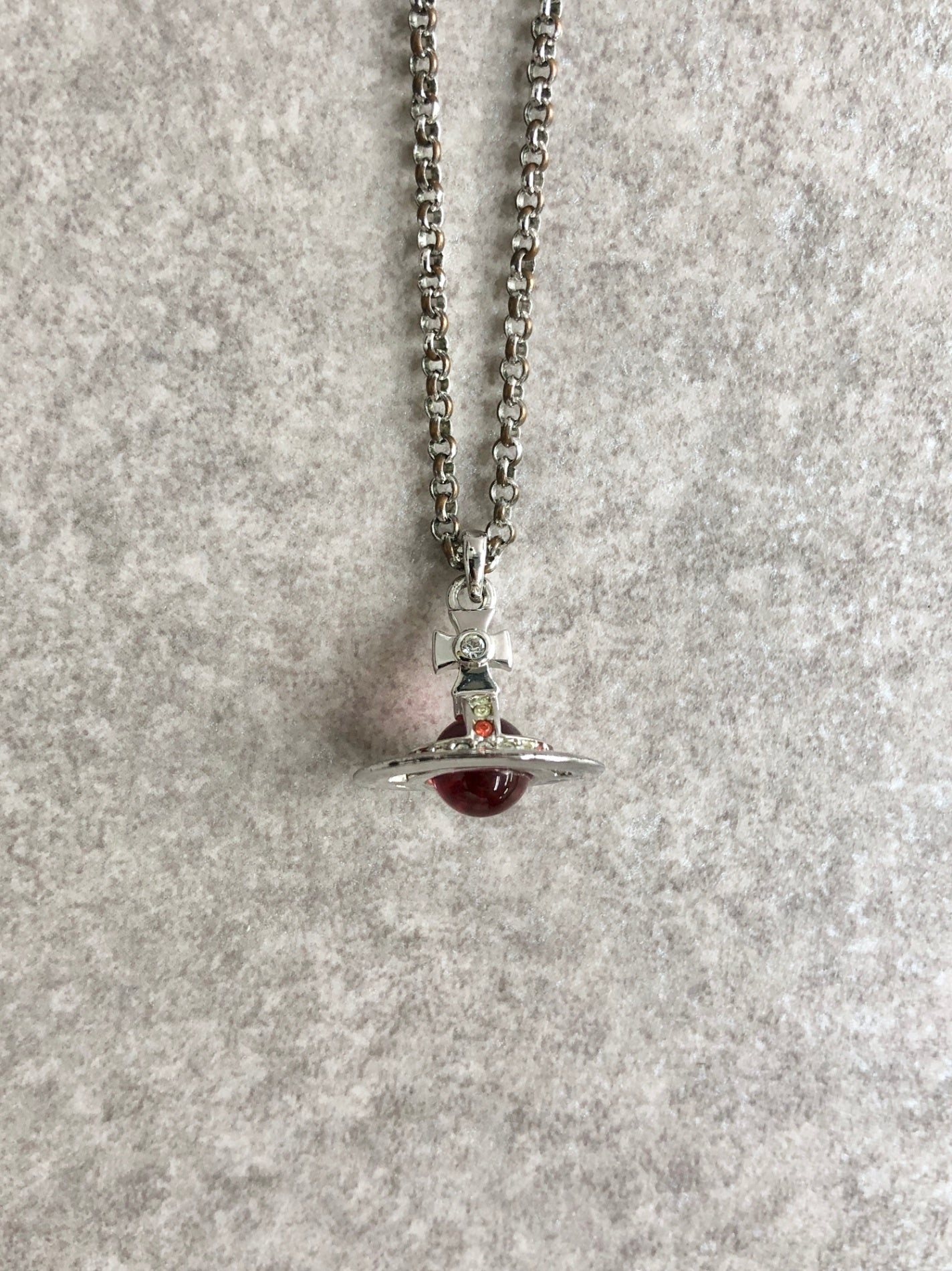 Vivienne Westwood Necklace Silver Vintage e6j3xi