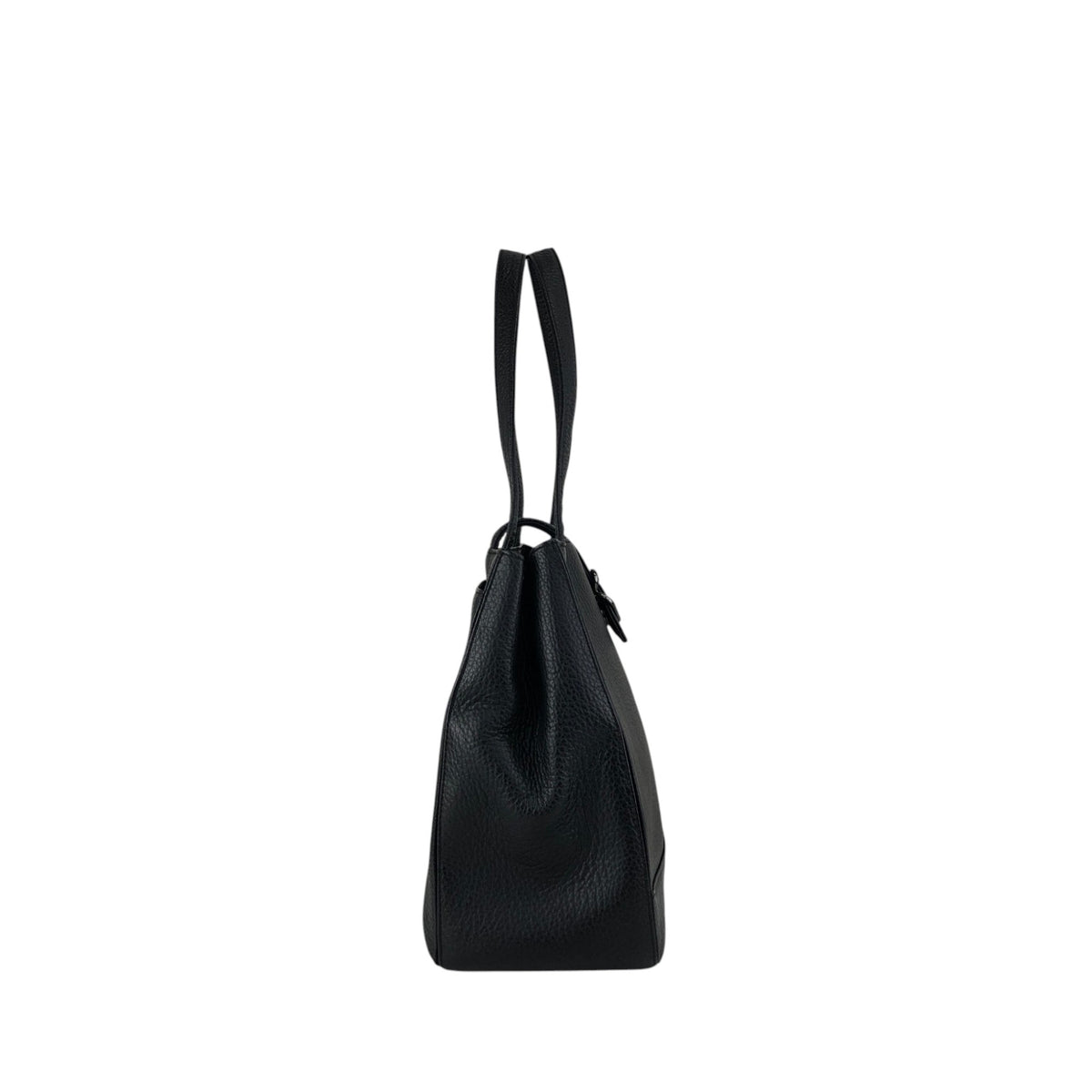Yves Saint Laurent Logo Handbag Black Vintage zcepw5
