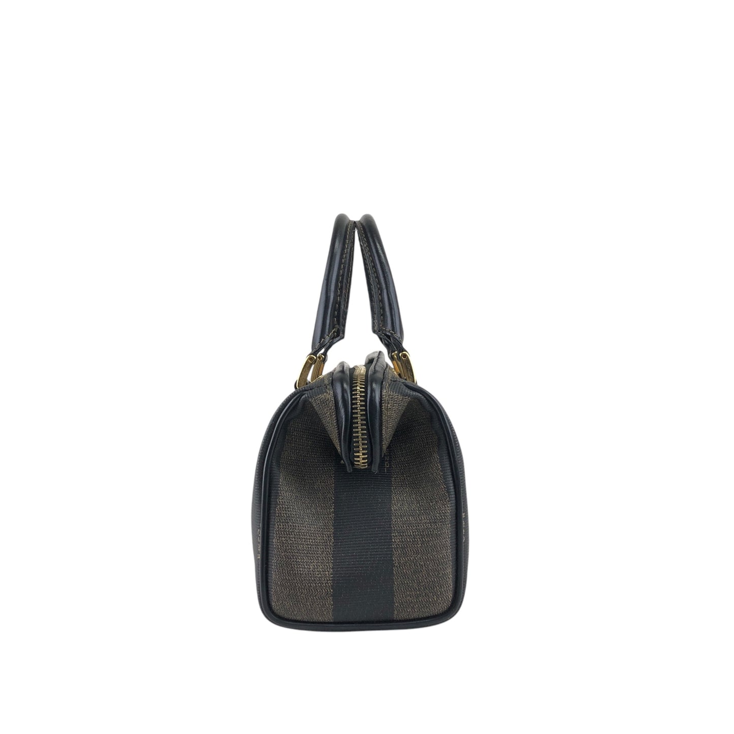 FENDI Pecan Two-way Small Handbag Shoulder bag Black Vintage aybaes