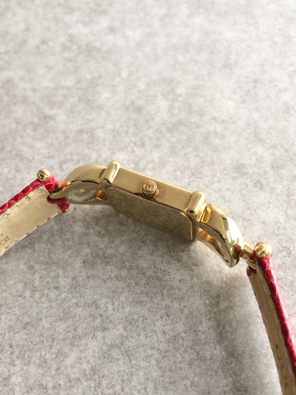 GUCCI Quartz Watch Gold 1800L Vintage c8zruy