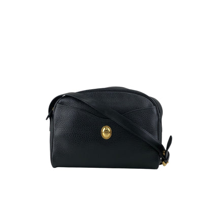 Christian Dior CD Logo Shoulder bag Black Vintage jrz6fp