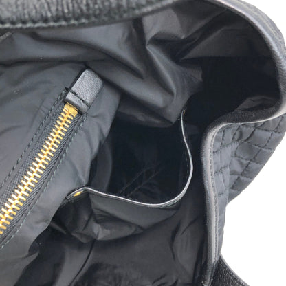 PRADA Triangle Logo Handbag Black Vintage vjh8nj