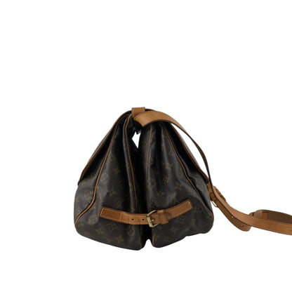 LOUIS VUITTON Monogram Shoulder bag Brown Vintage M42254 j4a4v6