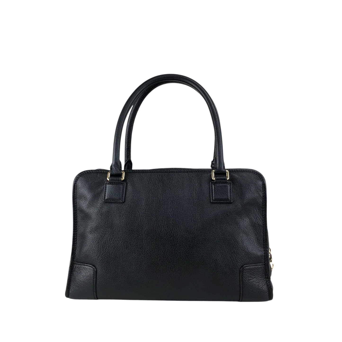 LOEWE Anagram Small Boston bag Handbag Black Vintage rtk3kf