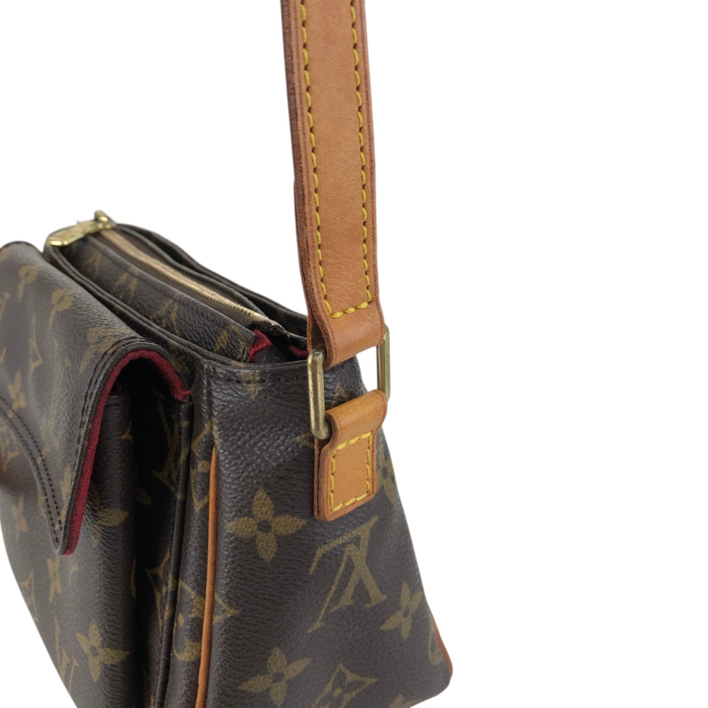 LOUIS VUITTON Monogram Shoulder bag Brown Viva-Cité PM M51165 Vintage h8pdry