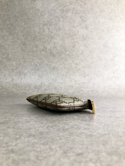 GUCCI GG Pattern Coin Purse Beige Vintage i52dbi