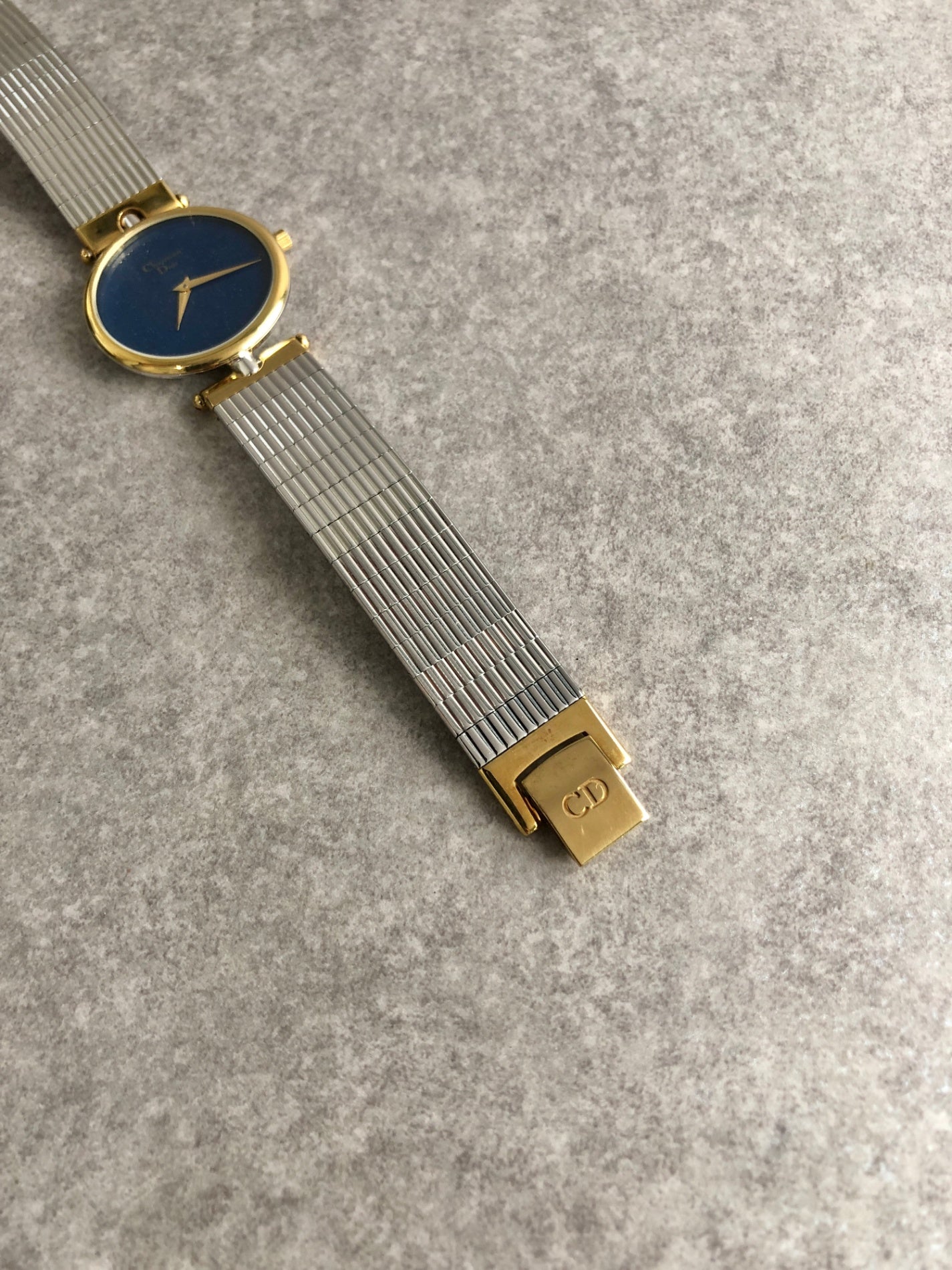 Christian Dior Watch Silver×Gold 3026 Vintage 4ckzkd