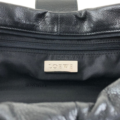 LOEWE Anagram Handbag Black Vintage sf28ij