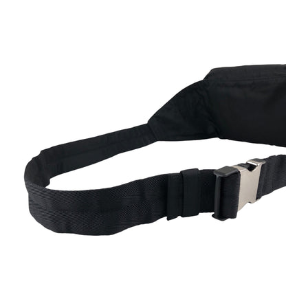 PRADA Tessuto Triangle Logo Sling bag Black V210 Vintage st4ma3