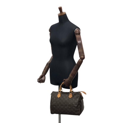 LOUIS VUITTON Monogram Small Boston bag Handbag Brown Vintage jm4cx4